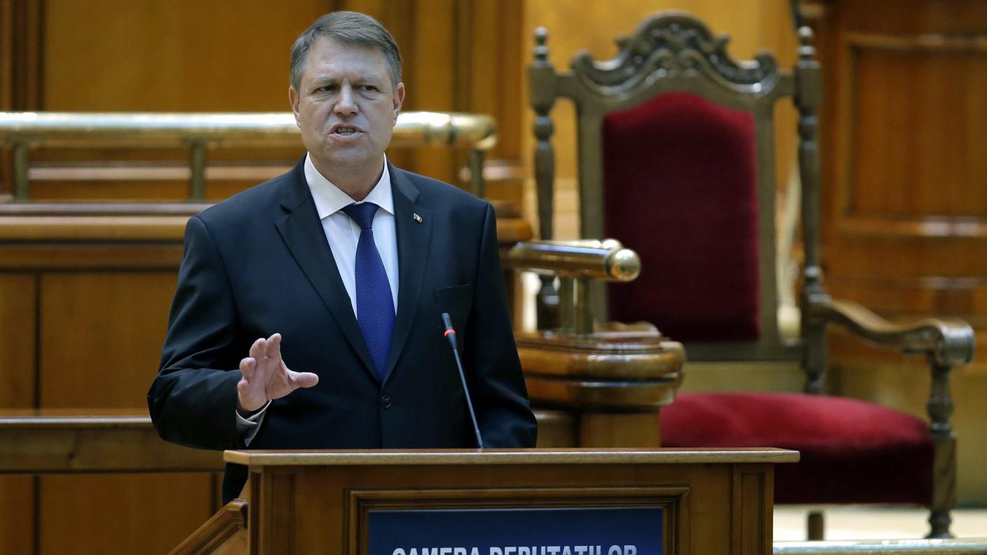 Il presidente rumeno Klaus Iohannis