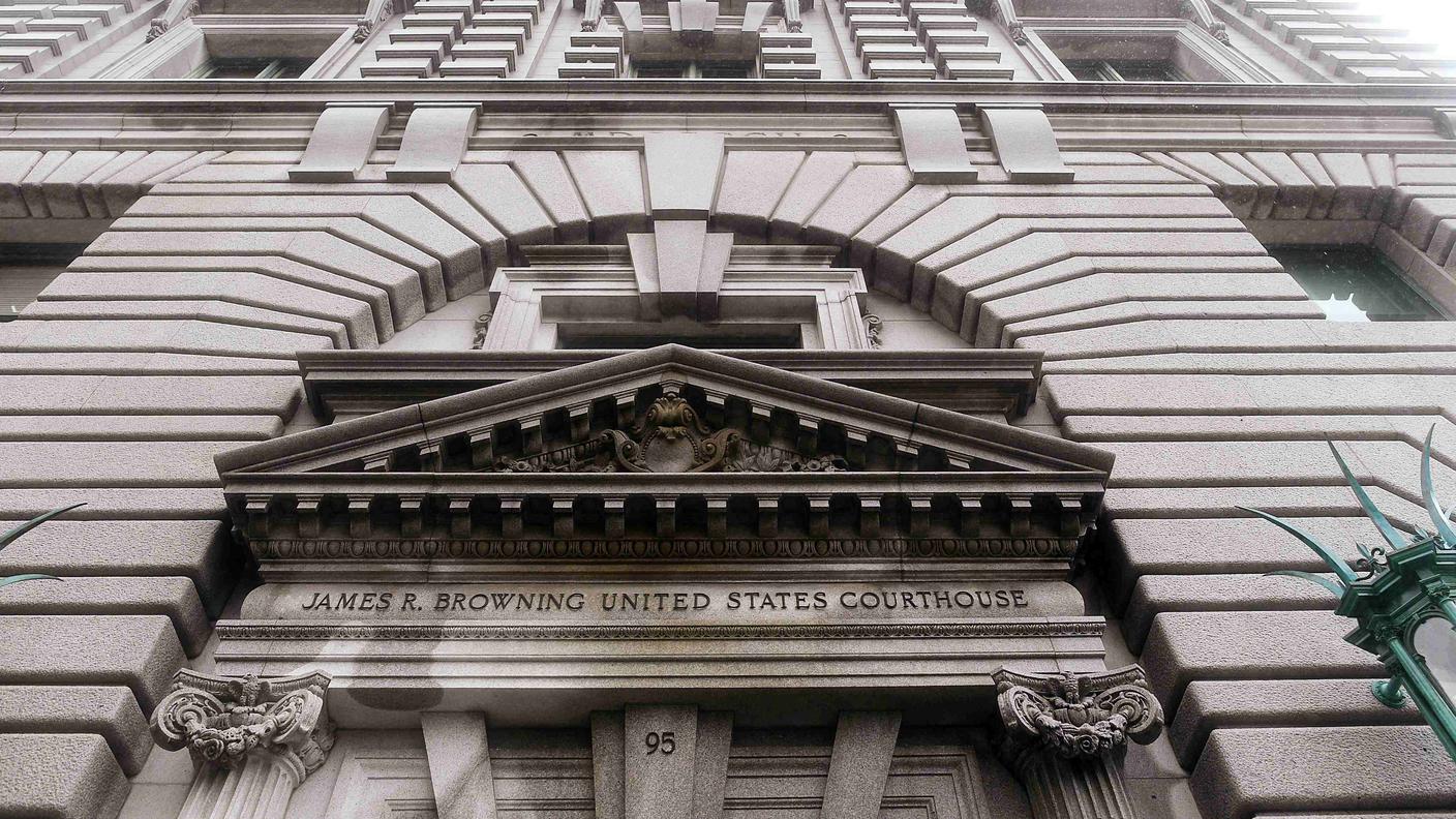 L'entrata del palazzo che a San Francisco ospita la Corte d'appello