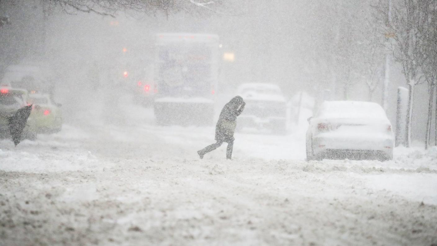La neve è prevista ancora per molto ore