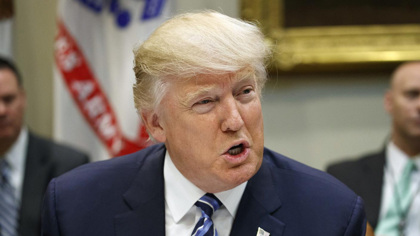 Il presidente americano Donald Trump