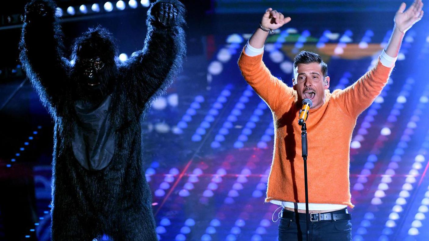 Francesco Gabbani vincitore di Sanremo 2017