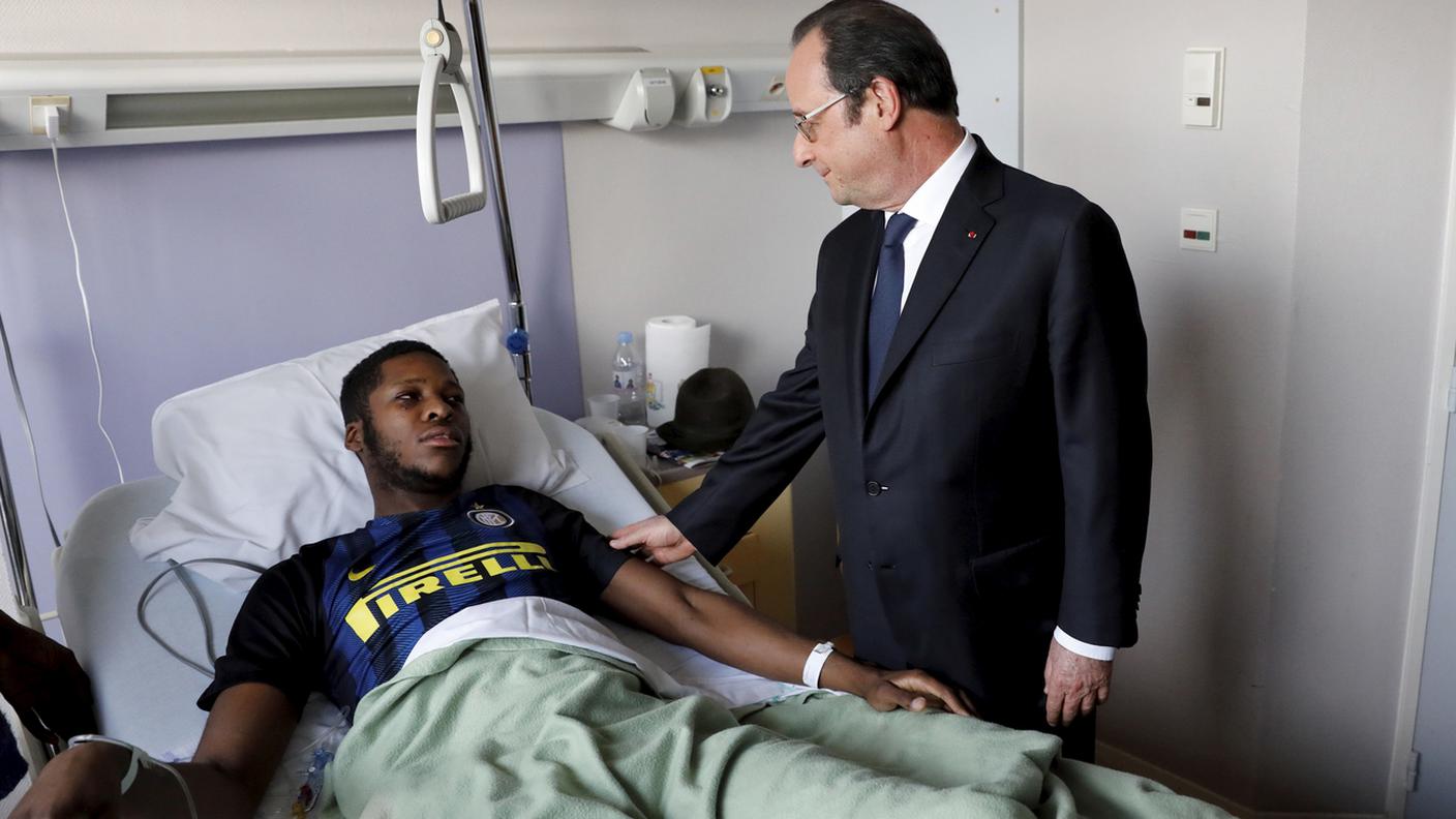 Théo con François Hollande