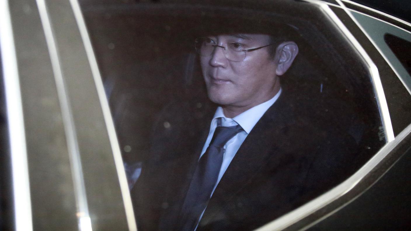 Lee Jae-Yong in un'immagine scattata oggi a Seul