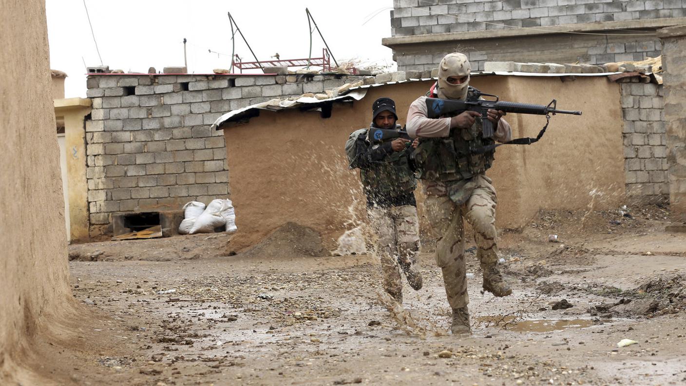 Le truppe irachene impegnate nella riconquista di Mosul