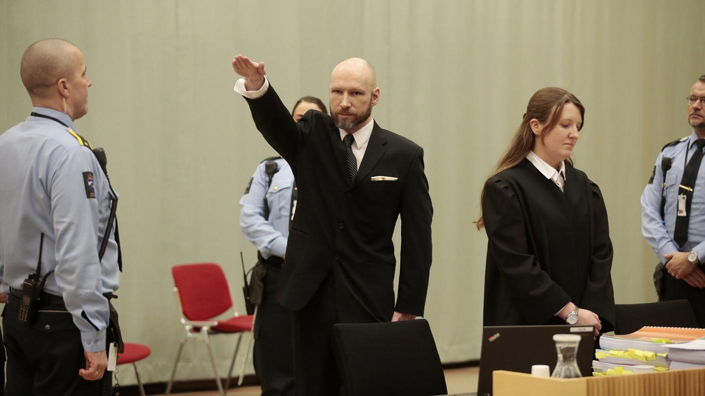 L'estremista di destra Anders Breivik ha ucciso 77 persone