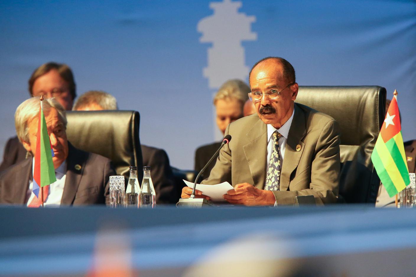 Il presidente eritreo Isaias Afewerki