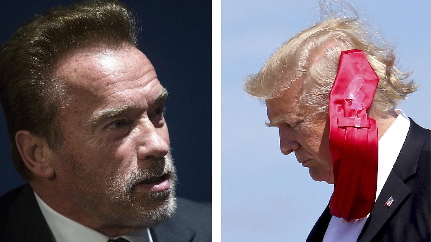 Arnold Schwarznegger e Donald Trump