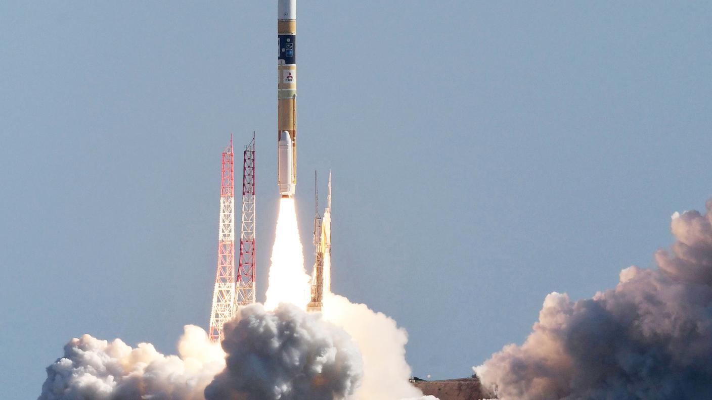 Il razzo H2A decolla dal Tanegashima Space Center nella prefettura di Kagoshima, nel Giappone sud-occidentale, il 7 settembre 2023