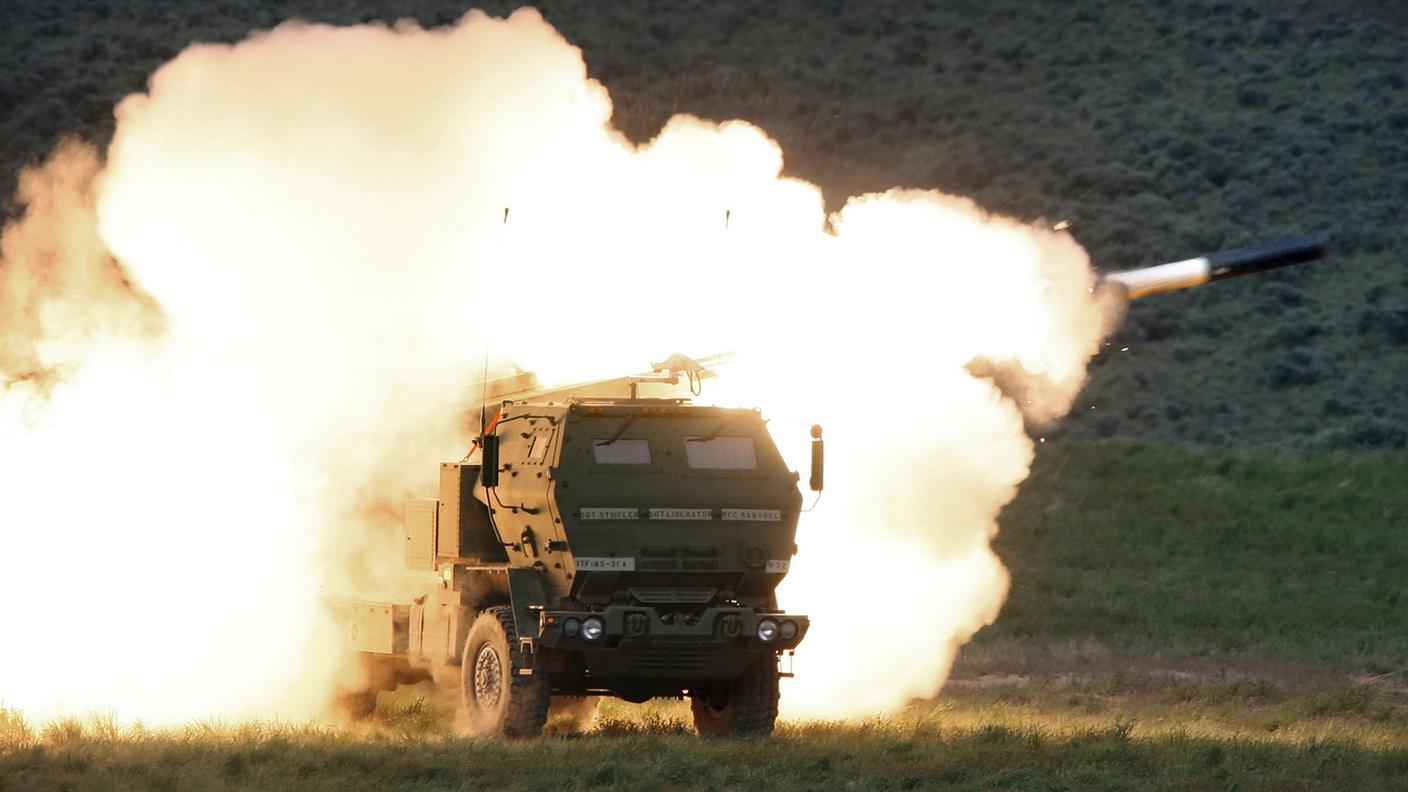 Un sistema missilistico di artiglieria ad alta mobilità (Himars)