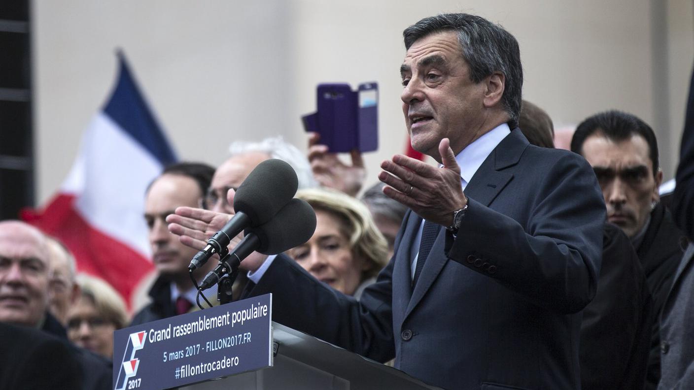 François Fillon si è rivolto ai suoi sostenitori riuniti a Parigi