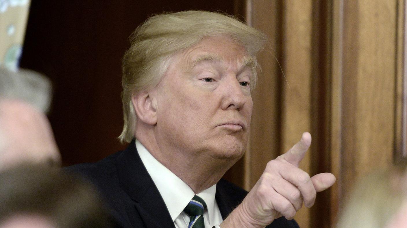 Il presidente statunitense Donald Trump