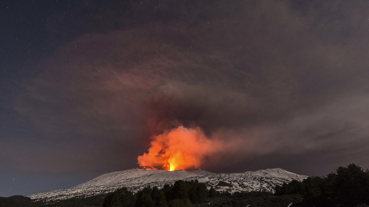 L'Etna è uno dei più attivi vulcani europei