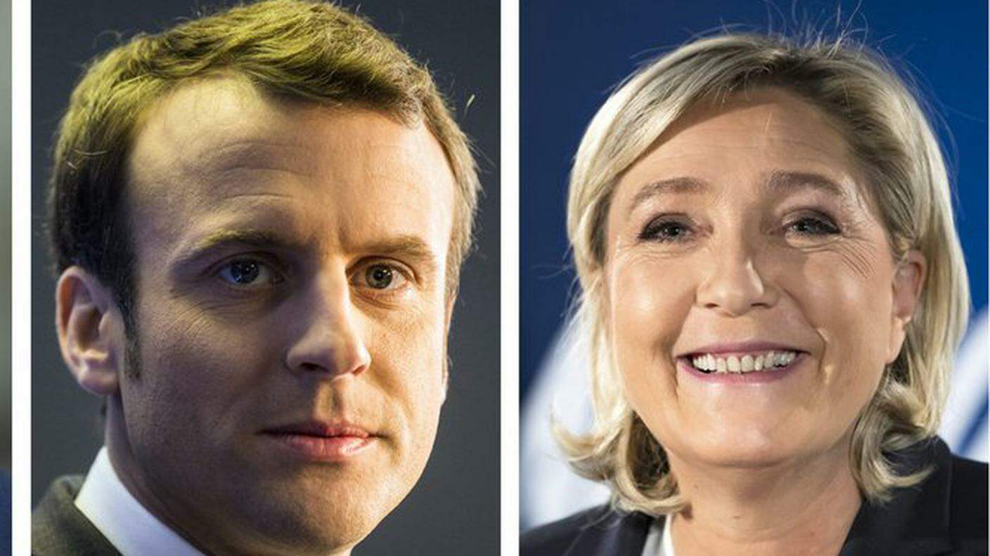 Emmanuel Macron e Marine Le Pen, tra i candidati all'Eliseo