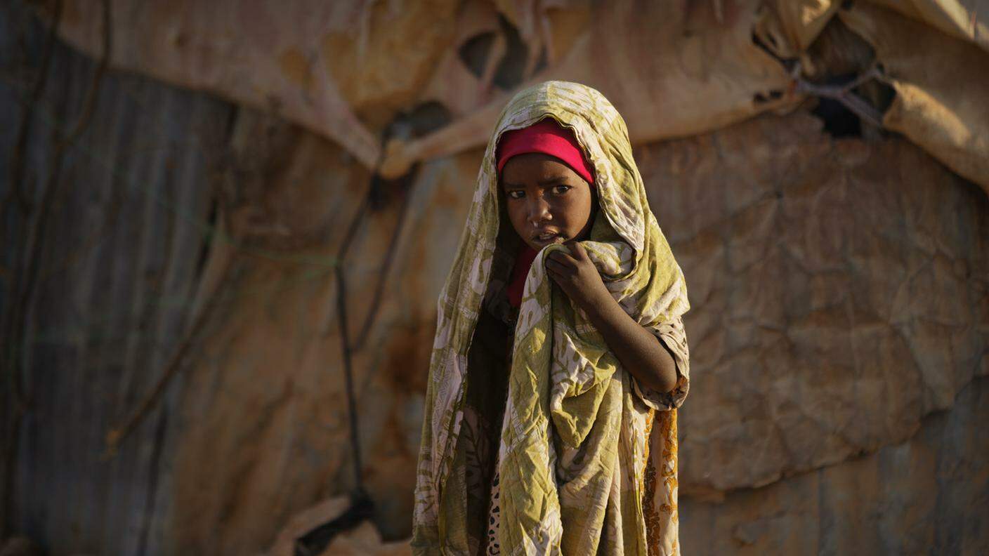 Una bimba somala. Il paese è tra quelli più colpiti dalla mancanza d'acqua