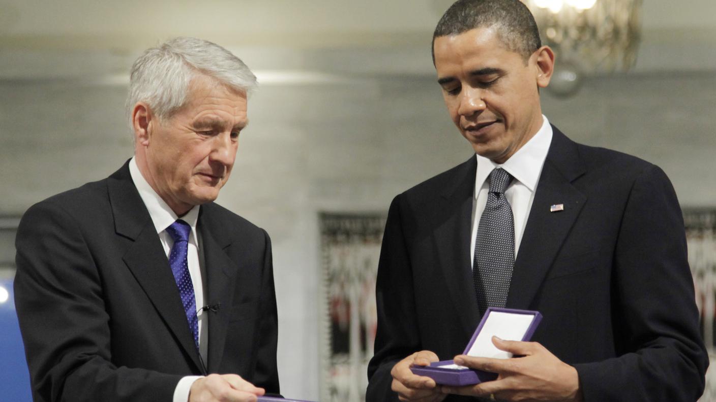 Obama riceve Premio Nobel per la pace