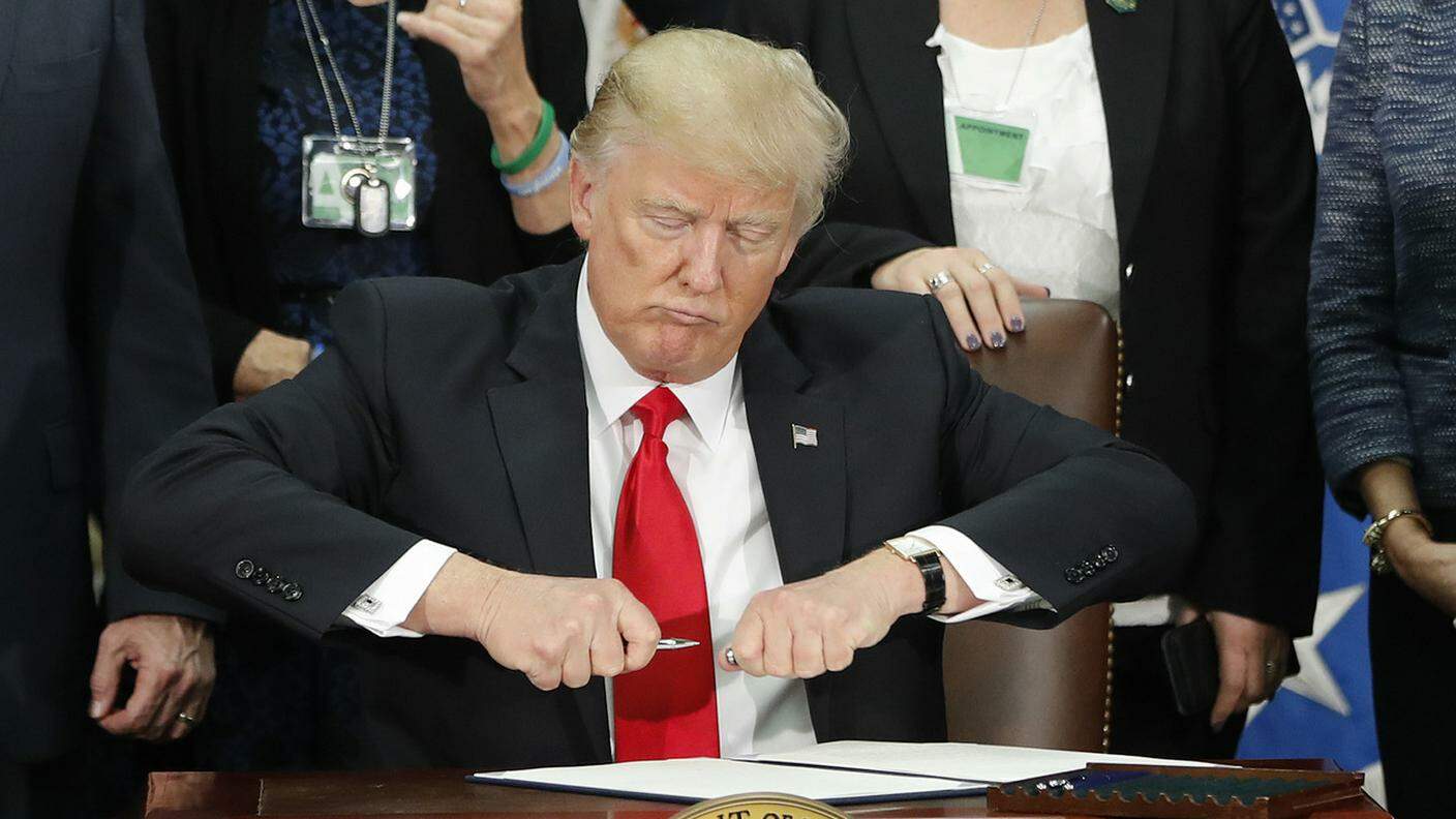 Trump ha firmato l'ordine esecutivo per la costruzione del muro il 25 gennaio scorso