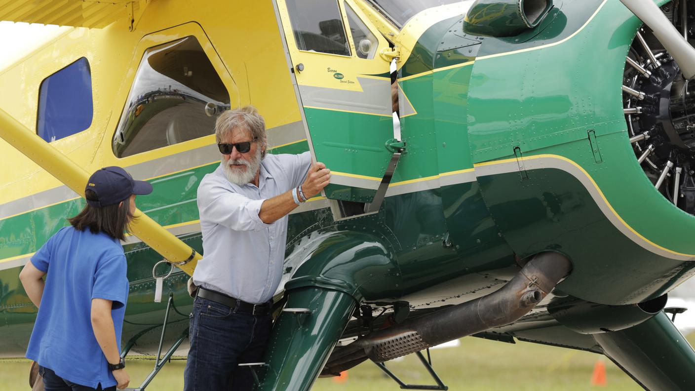 L'attore aveva rischiato di provocare un grave incidente aereo