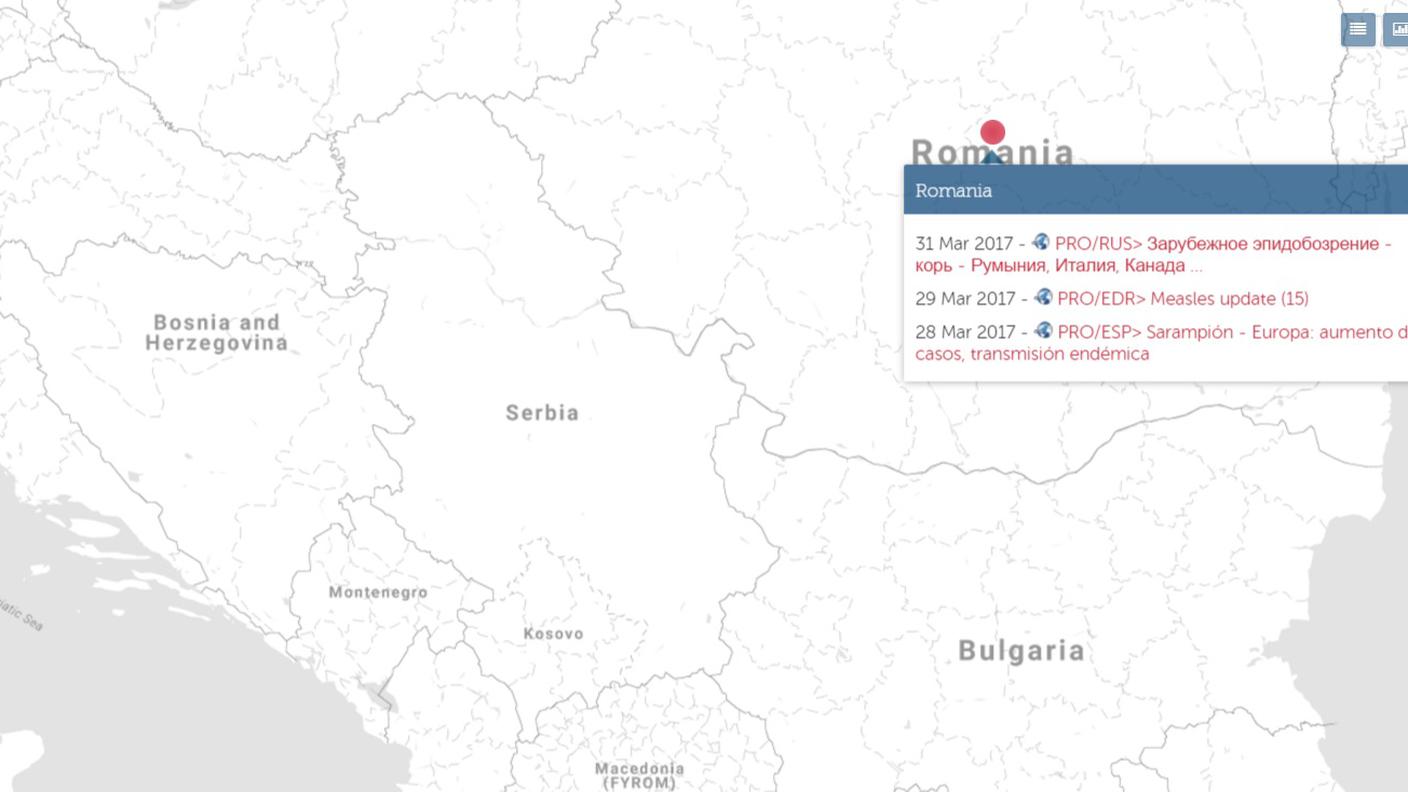 La situazione peggiore in Romania