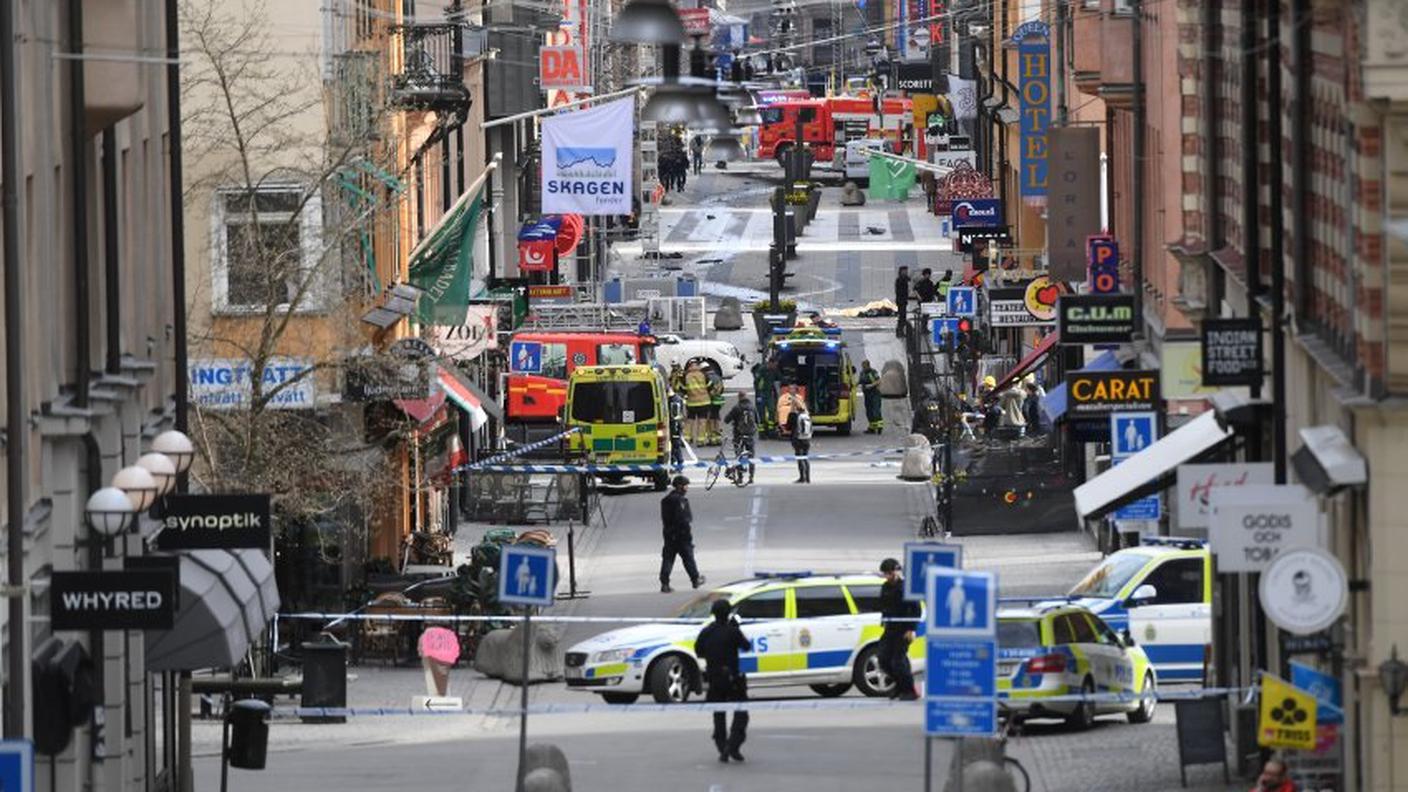 La via dove è avvenuto l'attentato