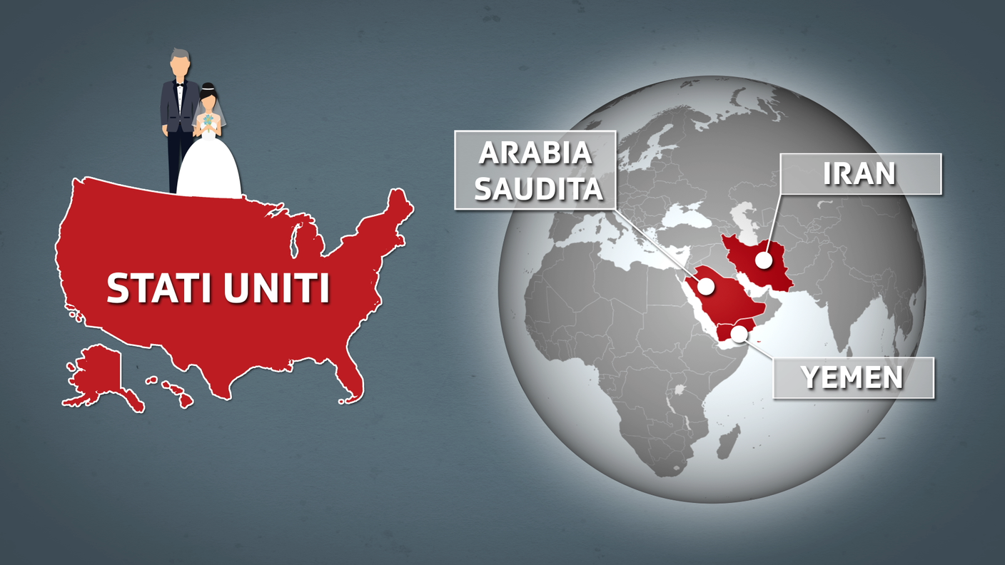 Nel resto del mondo, secondo Human Rights Watch, soltanto altri tre Stati oltre agli USA non prevedono un’età minima legale per sposarsi: Arabia Saudita, Iran e Yemen
