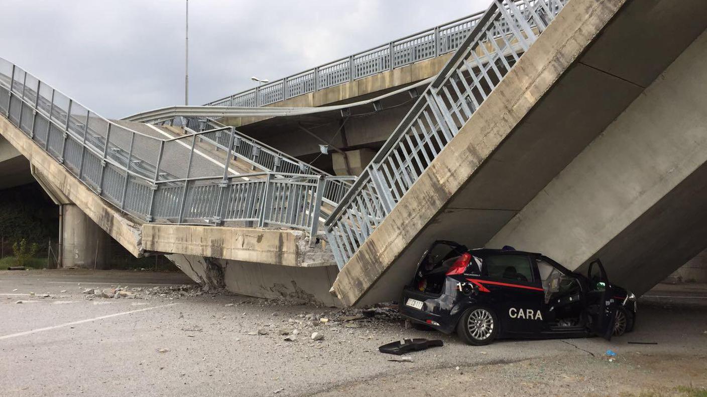 Spettacolare incidente in Piemonte