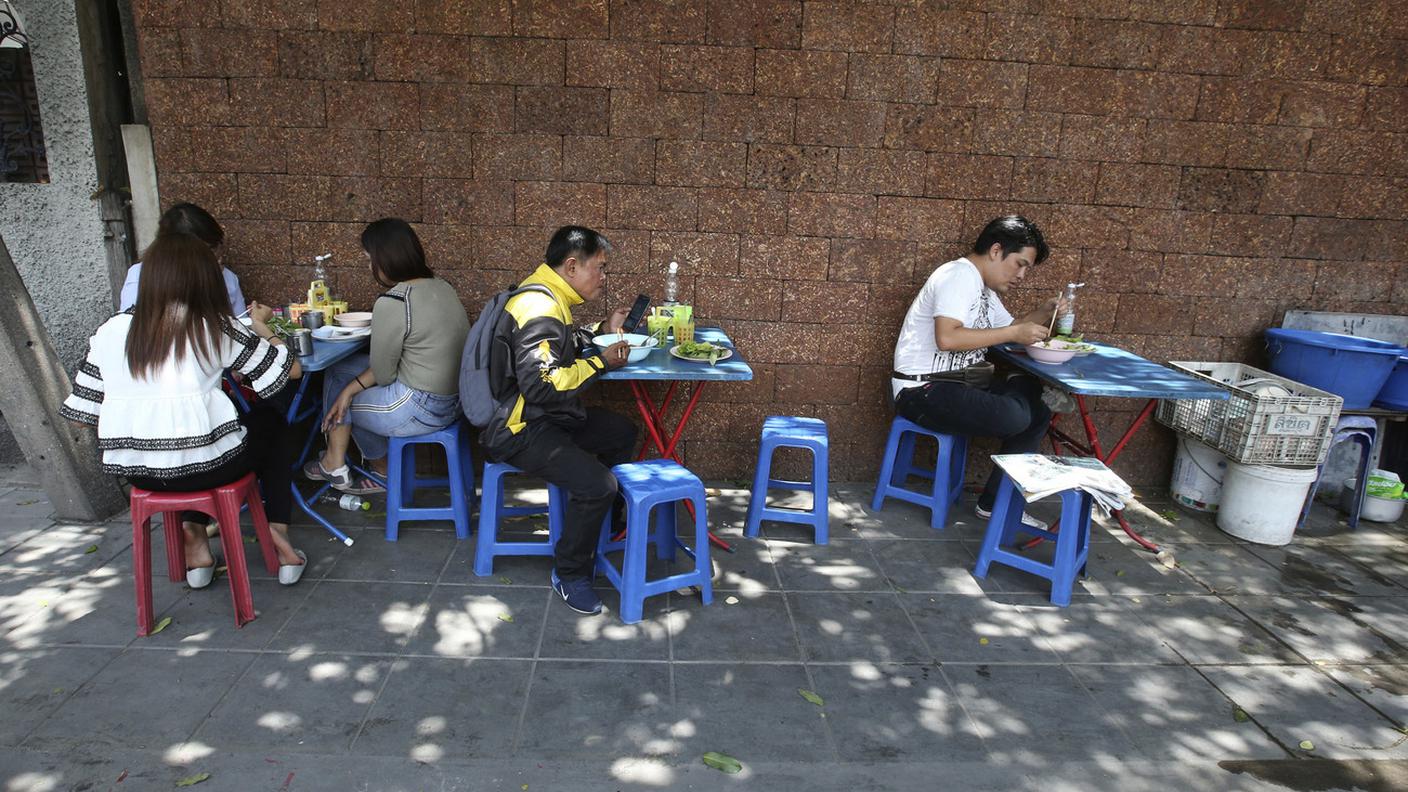 Un'immagine scattata a Bangkok in aprile