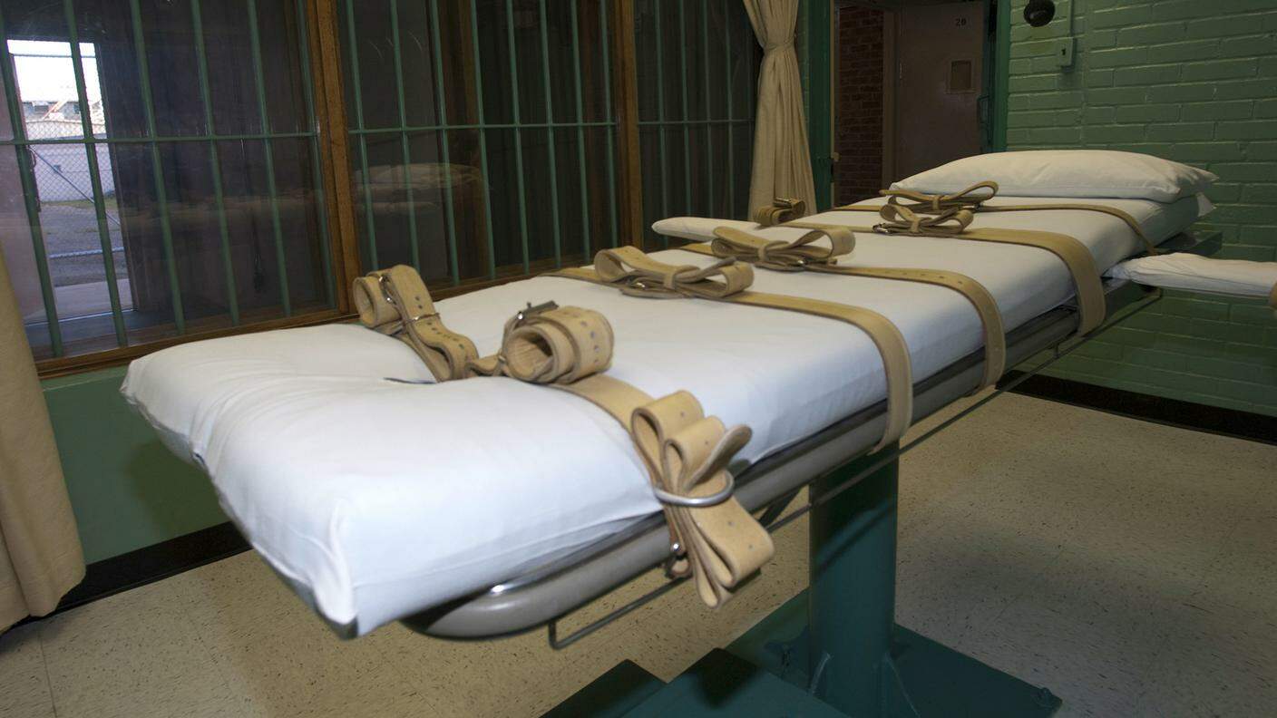 Una camera della morte di un penitenziario statunitense