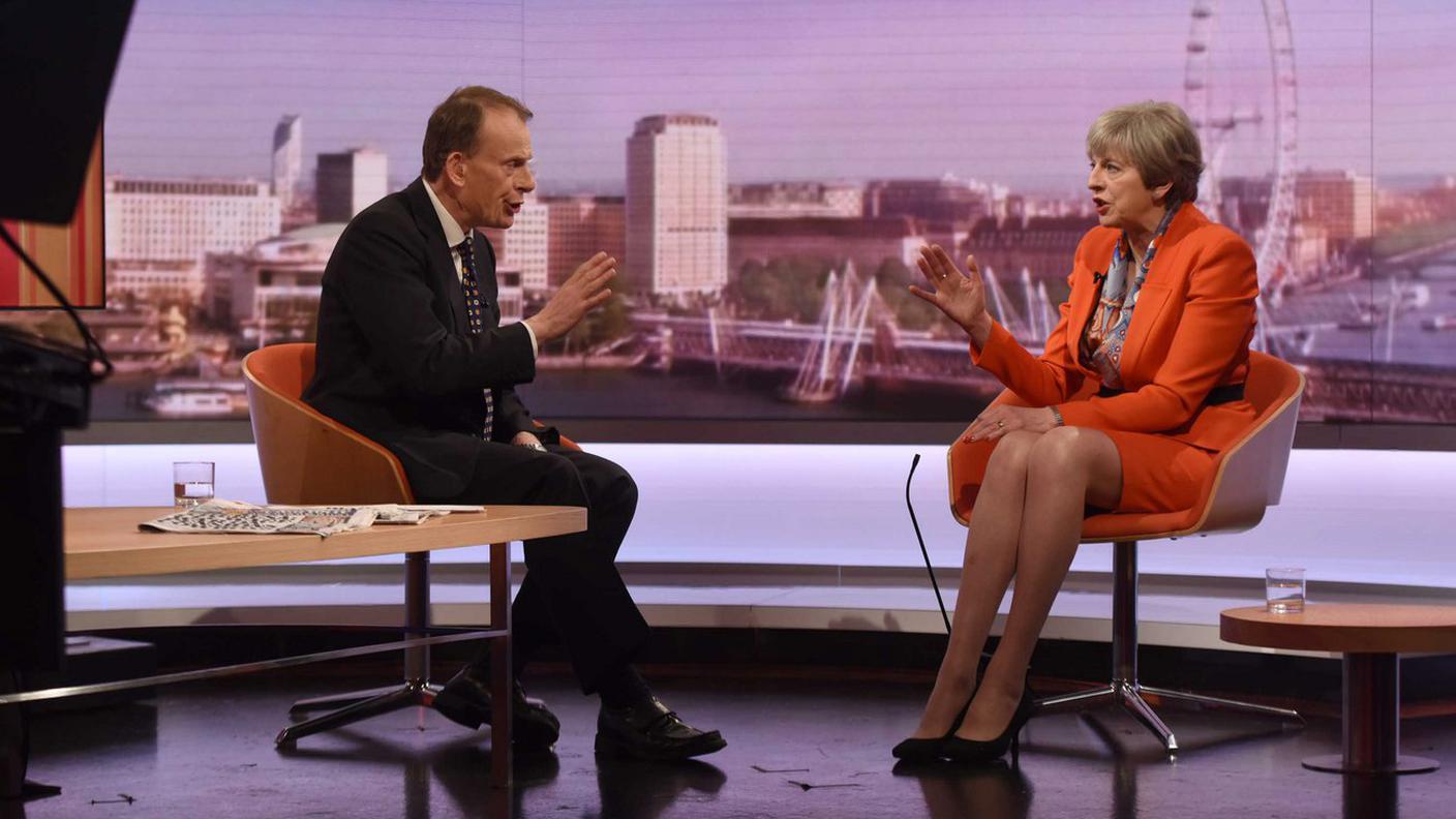 Theresa May intervistata alla BBC