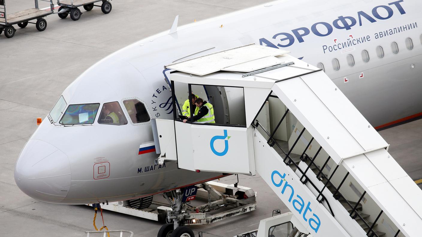 Erano a bordo di un aereo russo della Aeroflot