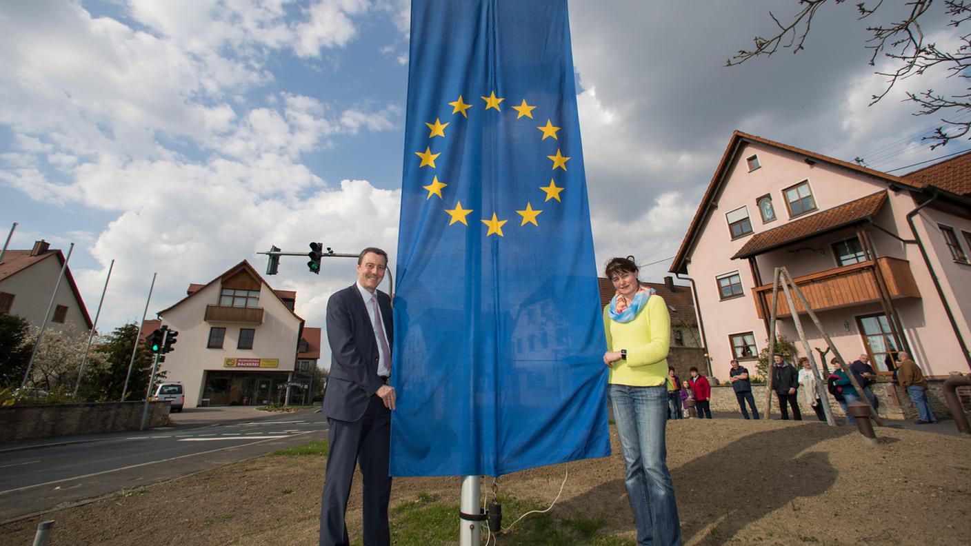 Il sindaco di Veitshöchheim e la ristoratrice del posto 