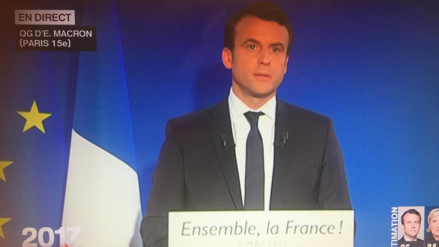 Macron in diretta