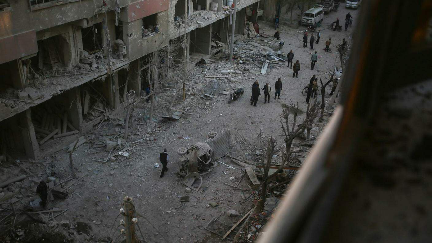 Damasco sotto le bombe