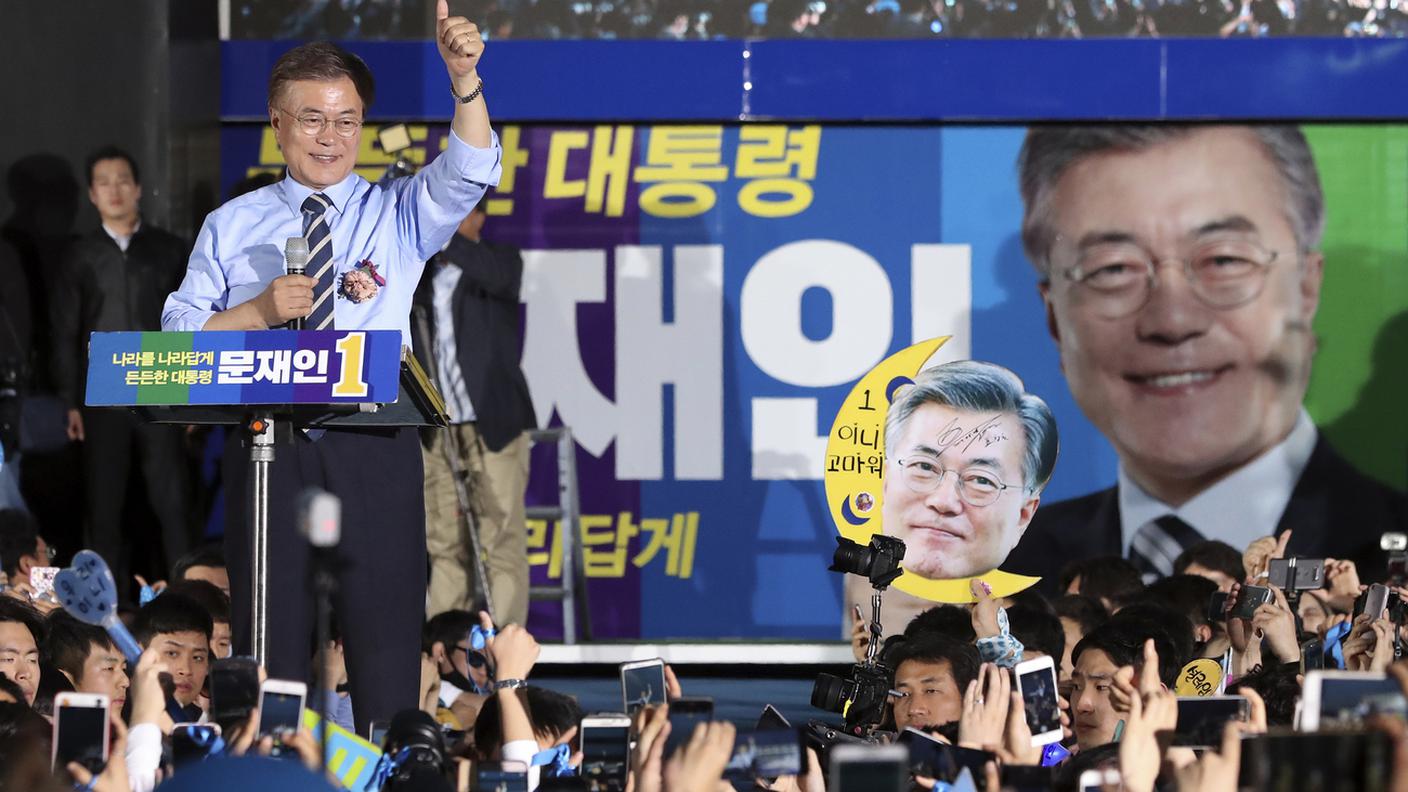 Il favorito Moon Jae-in