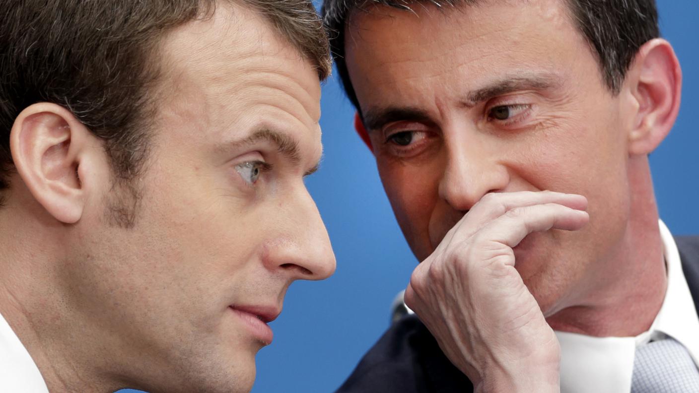 Manuel Valls ora corre con Macron