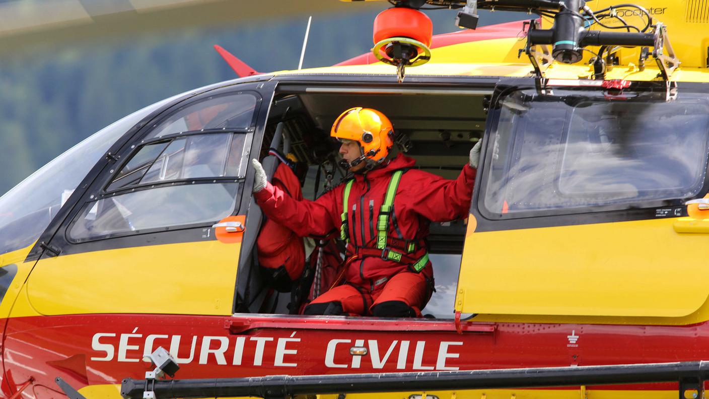 La squadra di soccorso è partita da Modane