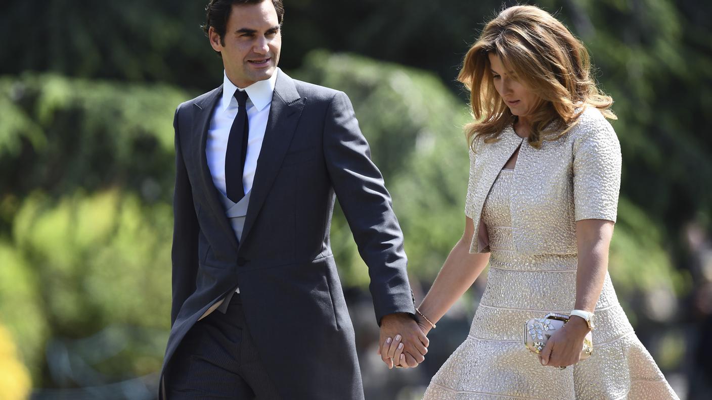 Anche Roger Federer al matrimonio di Pippa
