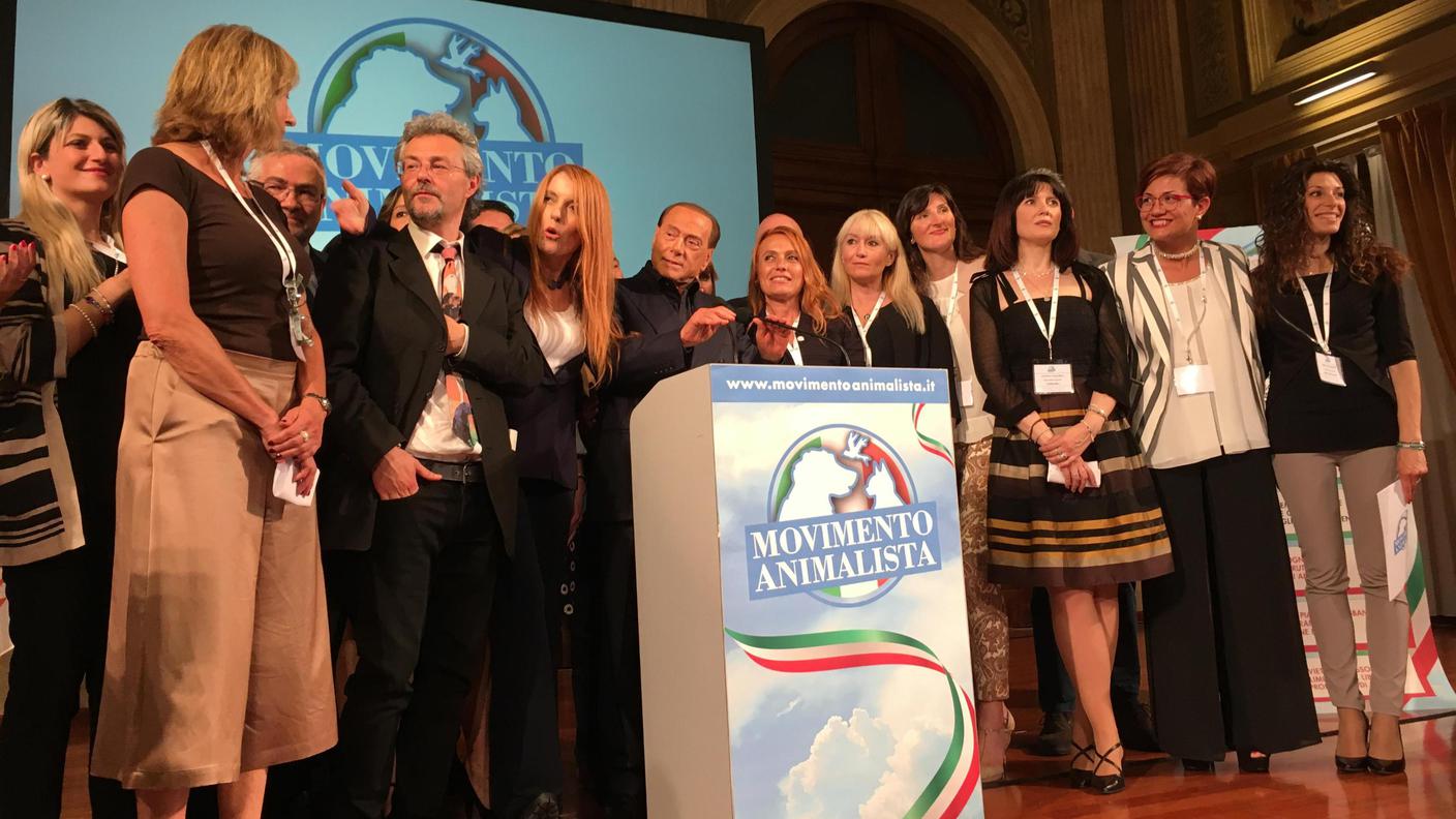 La serata di presentazione del nuovo partito