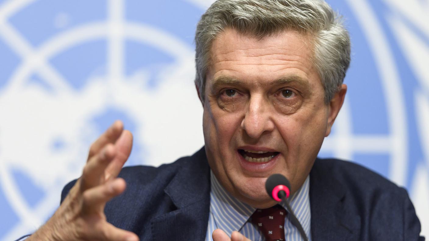 Il responsabile dell'Alto Commissariato dell'ONU Filippo Grandi