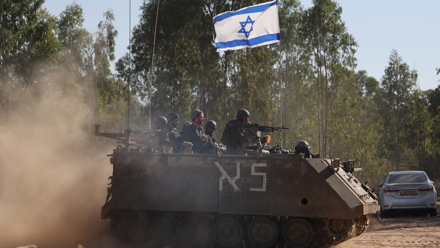 I militari israeliani in un'incursione nella Striscia di Gaza
