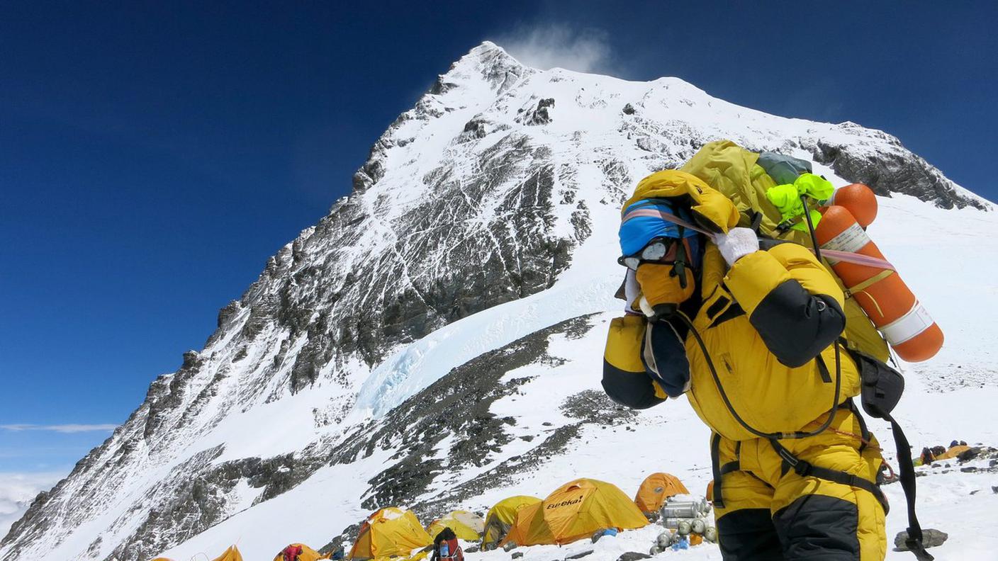 Il Campo 4, a 8'000 metri, è l'ultimo avamposto attrezzato prima della vetta (8'848 metri)