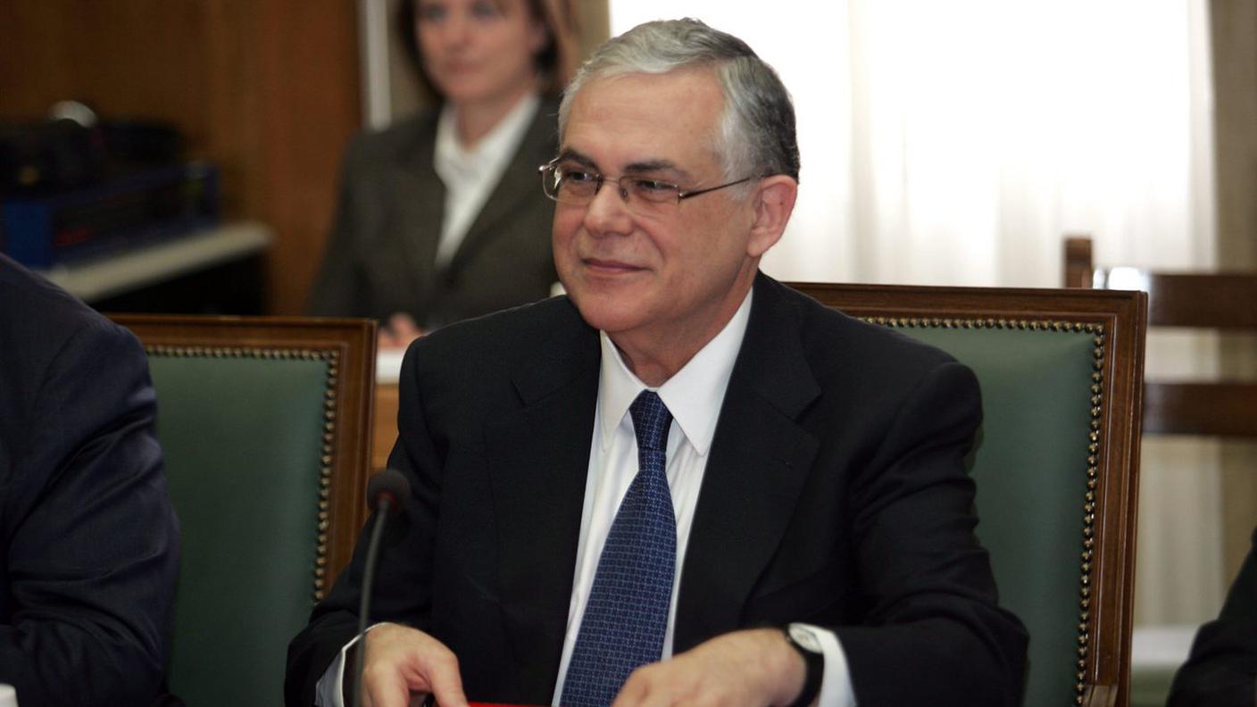 Papademos quando guidava il Governo