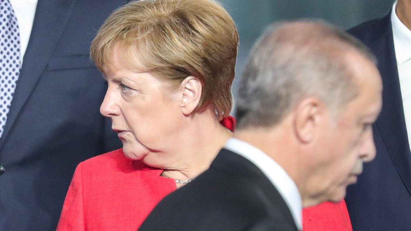 Una certa freddezza nei rapporti tra Merkel e Erdogan