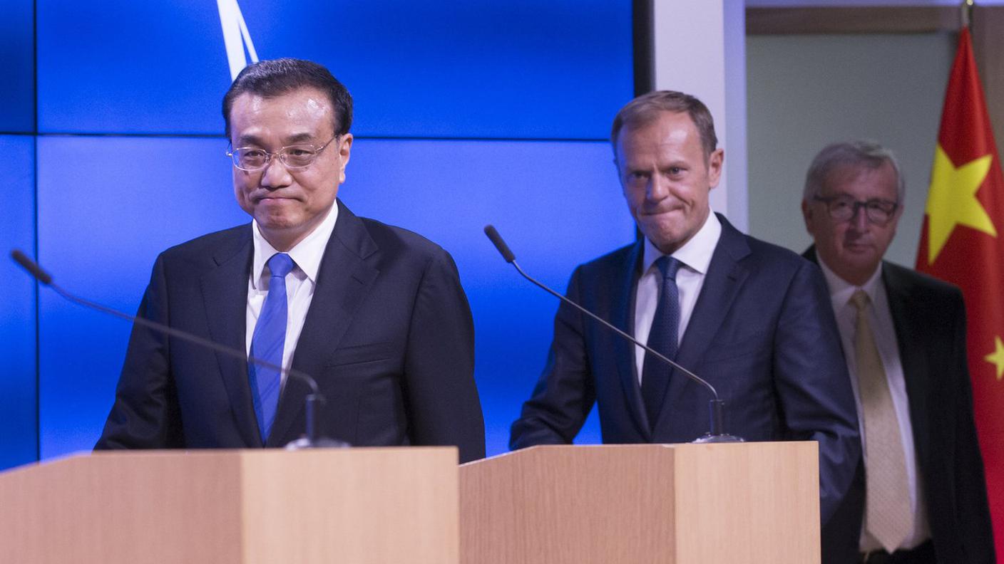 Li Kenqiang e Donald Tusk