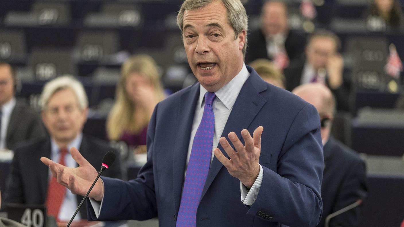 Nigel Farage esprime un monito