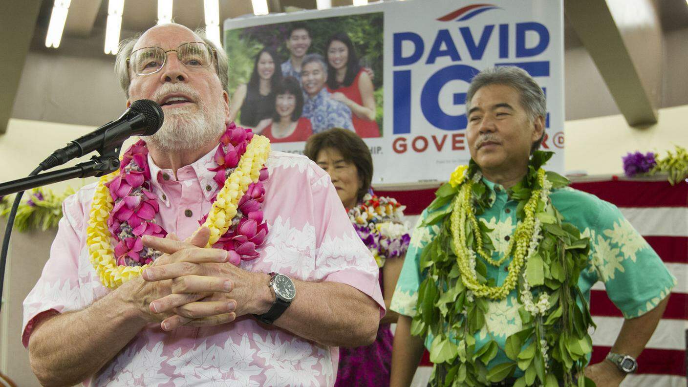 David Ige, governatore delle Hawaii, ha firmato il disegno di legge