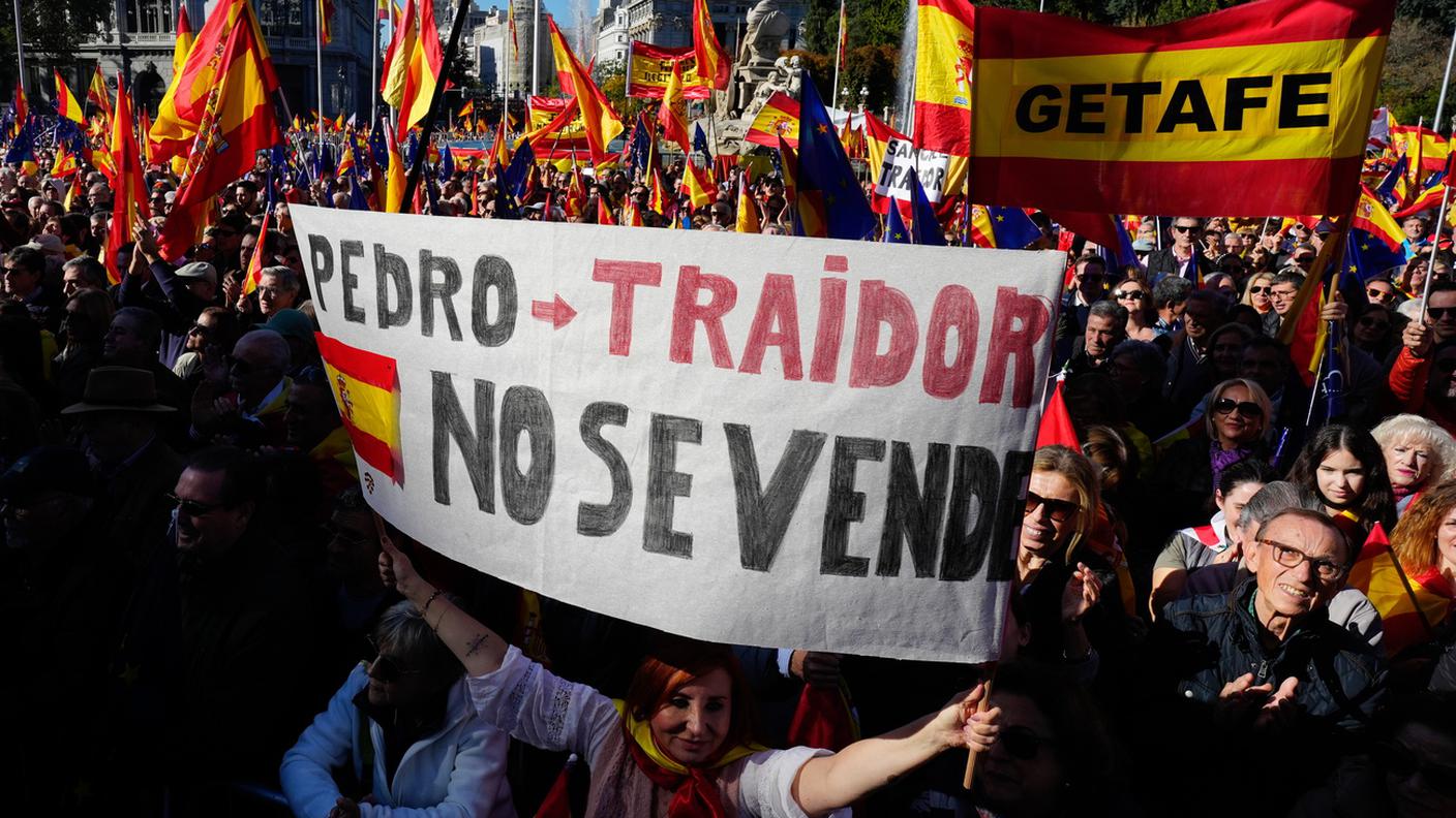 madrid protesta sanchez