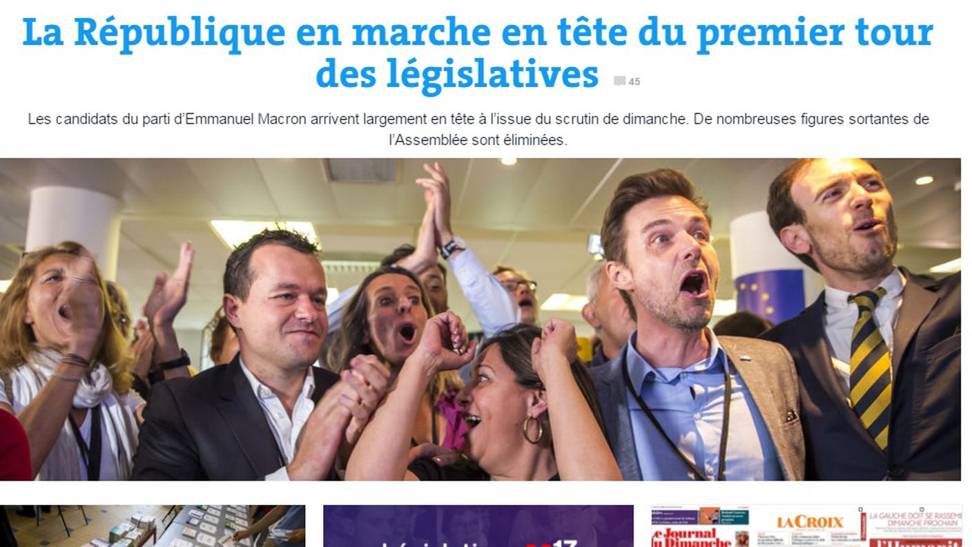 Le Monde (clicca sull'immagine per ingrandirla)