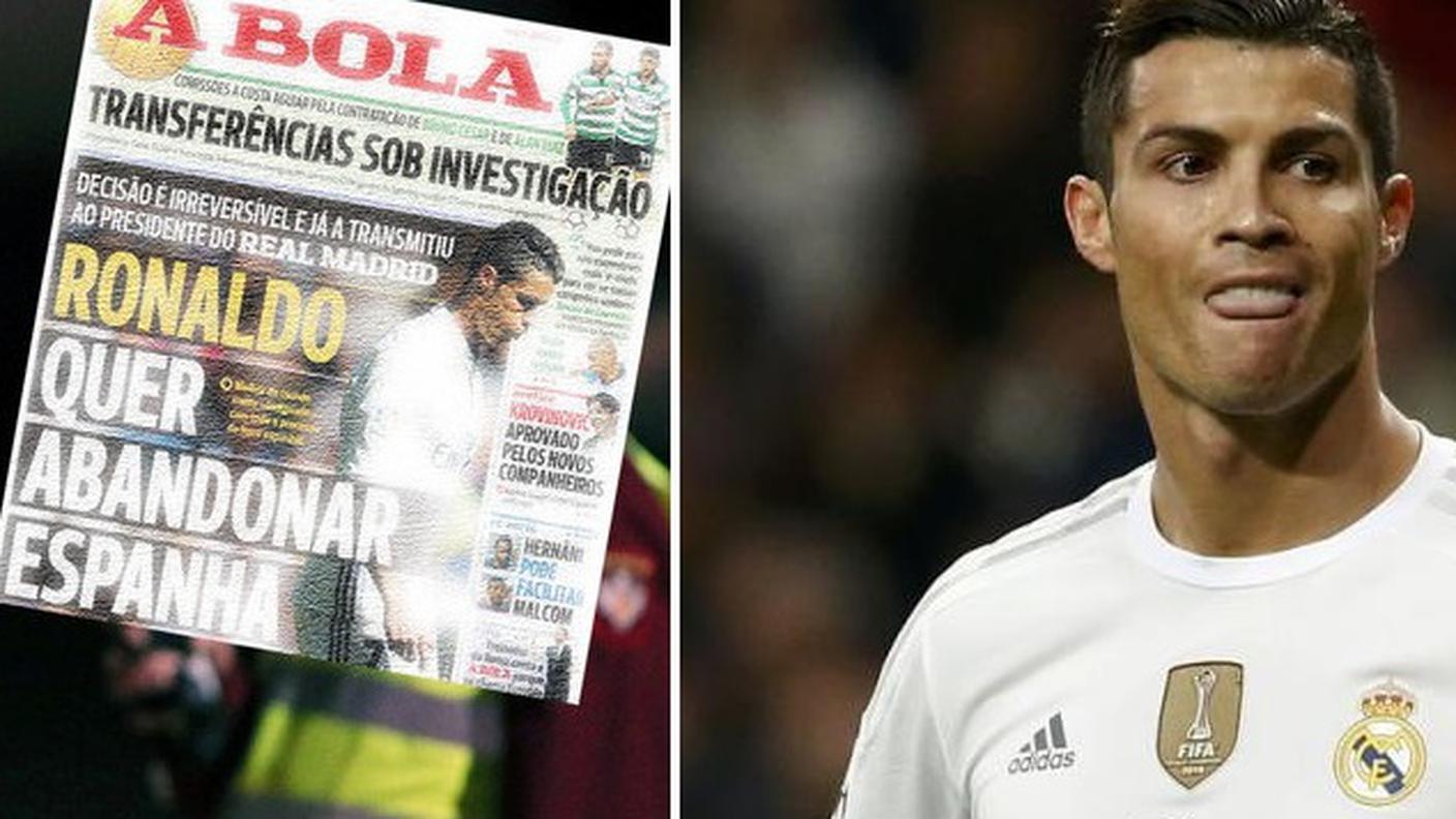 La copertina di A Bola e Ronaldo
