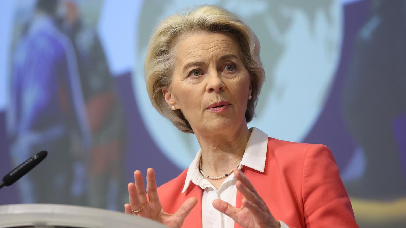 La presidente UE von der Leyen