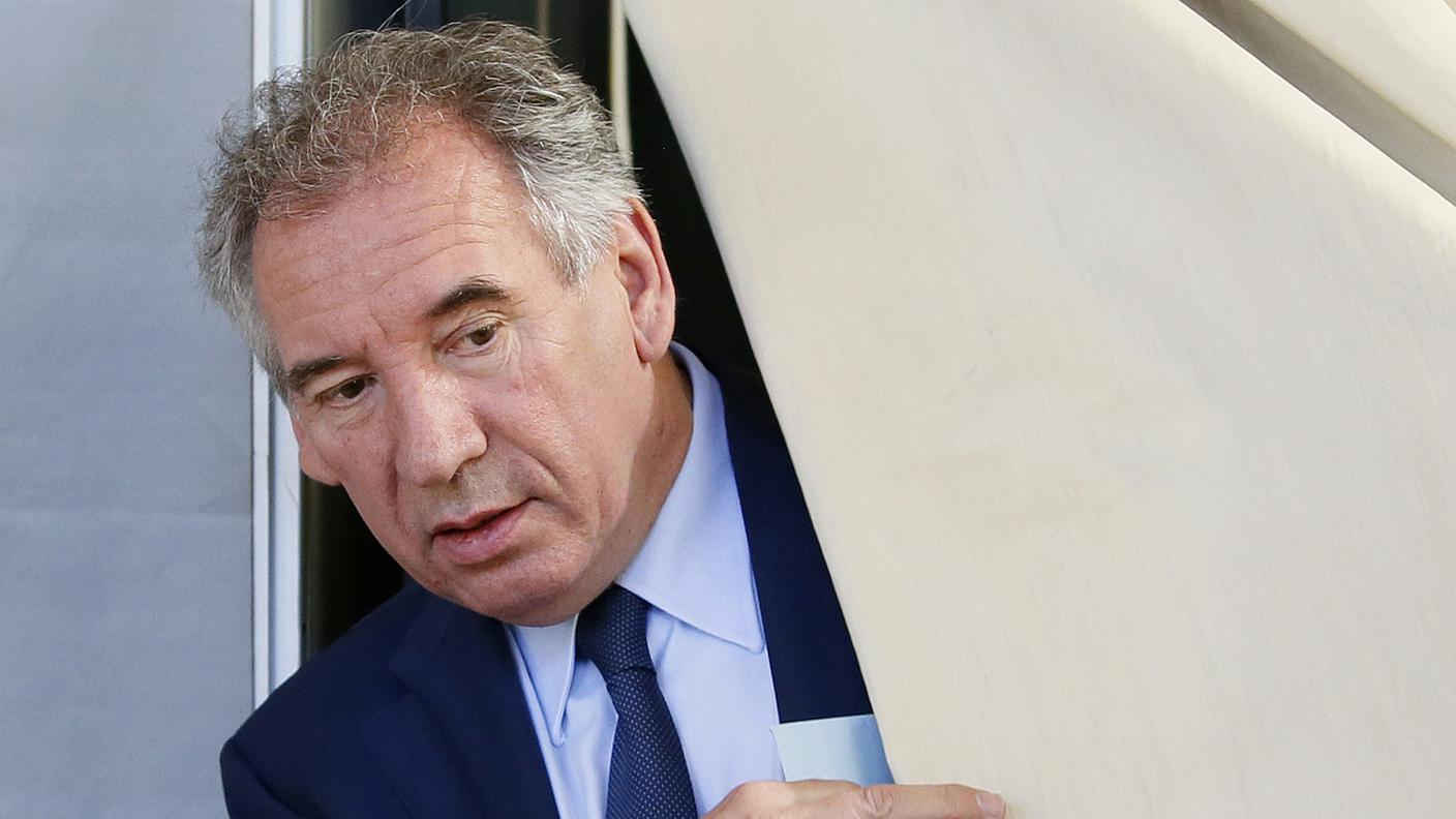 Il ministro della giustizia francese François Bayrou